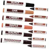 GAROZATION 1 Set Home Supplies Holzmöbelhersteller Farbmarker Möbelkratzstift Möbelstift Möbelzubehör Ausbesserungsmarker Für Möbel Farbstifte Holzboden Reparaturset