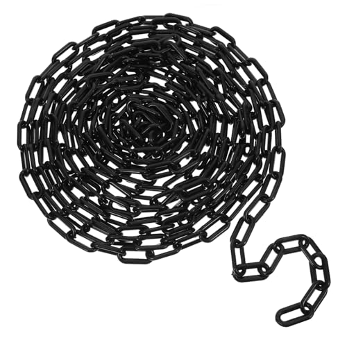 NAMOARLY Anfahrschutz Absperrkette Kunststoffkette Warnkette Aus Für Parkplatzabsperrung 10m Verkehrssicherheitskette 8mm Ideal Für Baustellen Und Verkehrsmanagement Robuste Und Sichtbare Absperrung