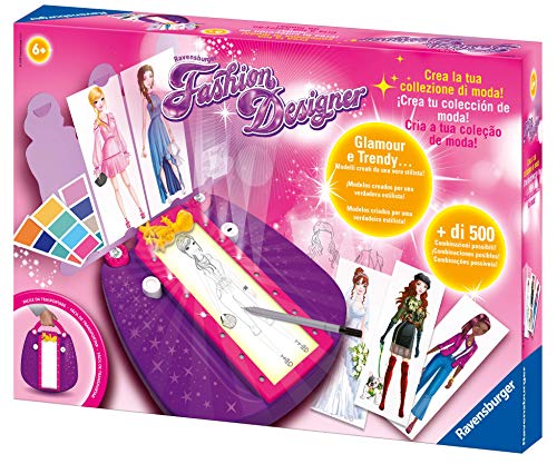 Ravensburger - Fashion Designer, Kreativspiel für Kinder, empfohlen ab 6 Jahren, Erstelle Deine eigene Modekollektion.