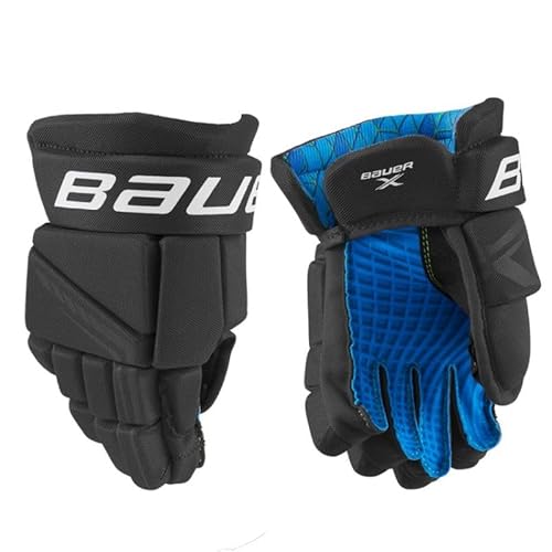 Bauer S21 X Youth Black/WHITE8 Eishockey Handschuh