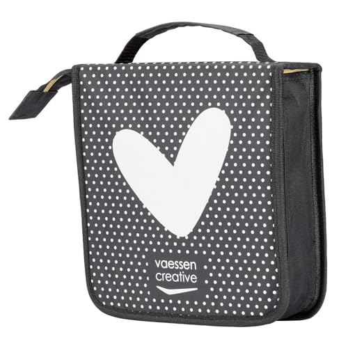 Vaessen Creative Aufbewahrungsmappe, 25 x 25 x 8 cm, schwarz
