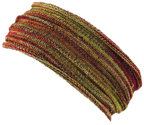 GURU SHOP Magic Hairband, Dread Wrap, Schlauchschal, Stirnband - Haarband Rot/gelb, Herren/Damen, Baumwolle
