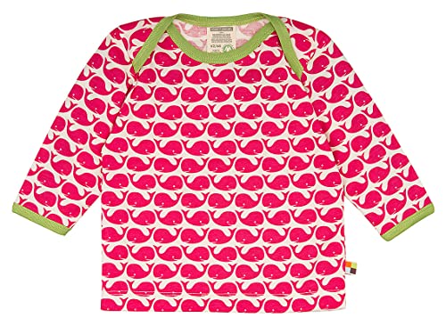 loud + proud Baby - Jungen met Lange mouwen Van biologisch katoen, GOTS gecertificeerd Sweatshirt, Pink (Rosenrot), 122-128 EU