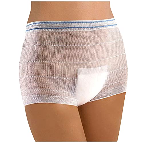 Femme Essentials Krankenhaus Slip - Wochenbett Panties - Hospital Panties - waschbare Wöchnerinnen Damen Slips für Schwangerschaft & nach der Geburt - Größe S (5X)