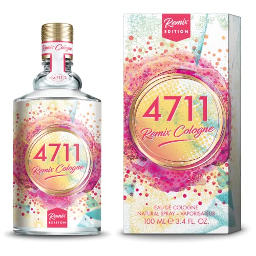 4711® Remix Cologne Orangenblüte - Festival Vibes | Eau de Cologne - floral fruchtiger Duft rund um die Orangenblüte - fruchtig frech ge-remixt! | 100ml Natural Spray Vaporisateur