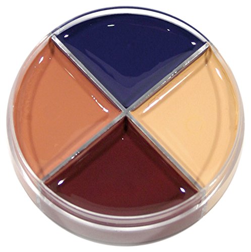 Professionelle Theater-Schminke für Wunden - Horror Make-Up Set Creme Schminkdose 4 Farben - Halloween Karneval Motto-Party