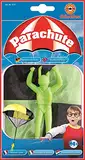 Günther Flugspiele 1171 - Fallschirmspiel Parachute, ca. Ø 46 cm, Fallschirmspringer Spielzeug zum werfen, für Kinder ab 4 Jahren, mit Mini