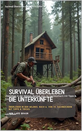 Survival Überleben Die Unterkünfte: Überleben in der Wildnis, Buch 6. von 14. Sachbüchern mit Tipps & Tricks.
