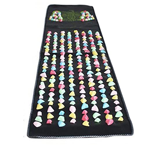 1,7 m x0.35 m farbigen Fußreflexzonen Massage Bein Massagegerät Matte Health Care Yosoo
