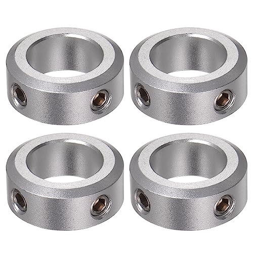 QUARKZMAN 4Stk Stellringe Stellringe welle 16mm Bohrung 26mm AD 10mm Breite Wellensicherungsring Tiefenanschlagringe für Rad Schubkarre Axle Getriebe Montagen CNC Maschine Werkzeuge