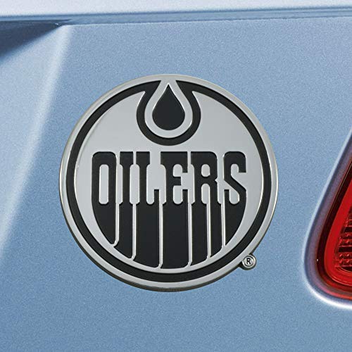 FANMATS NHL Edmonton Oilers Chrom-Emblem, Team-Farben, Einheitsgröße