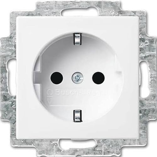 Busch-Jaeger 20 EUC-914 SCHUKO Steckdose UP-Einsatz (Thermoplast) Balance SI Alpinweiß