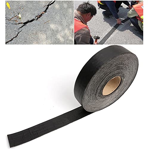 Rygcrud 2,5mm Dick Asphalt-Rissreparatur-Band, Selbstklebend Bitumen Rissfüller Patch Für Die Instandhaltung Von Asphaltparkplätzen Und Auffahrten(Größe:5cm*10m)