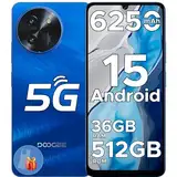 DOOGEE Note 59 Pro+ Android 15 Smartphone Ohne Vertrag 5G 512GB ROM+36GB RAM Octa Core 6250mAh 6.75" HD+ 120Hz Handy Ohne Vertrag 50MP+8MP Dual SIM Simlockfreie Handys/OTG/GPS/NFC/Fingerabdruck