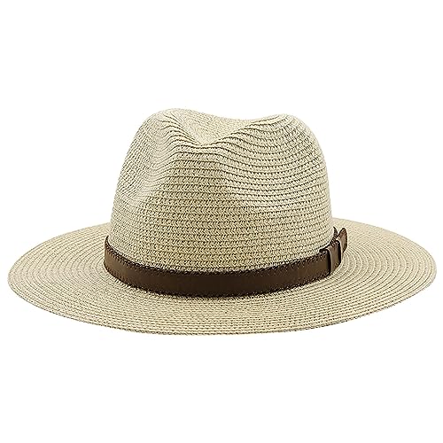 Generisch Cowboy Hut Für Kinder Strand, atmungsaktiv, lässig, Jazzhut Crazy Cowboy (Beige, S)