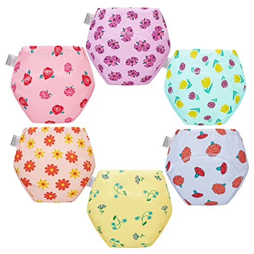 Skhls Baby Trainingshosen Töpfchen Unterwäsche Toilettentraining Höschen für Kinder 6er Pack 2 Jahre