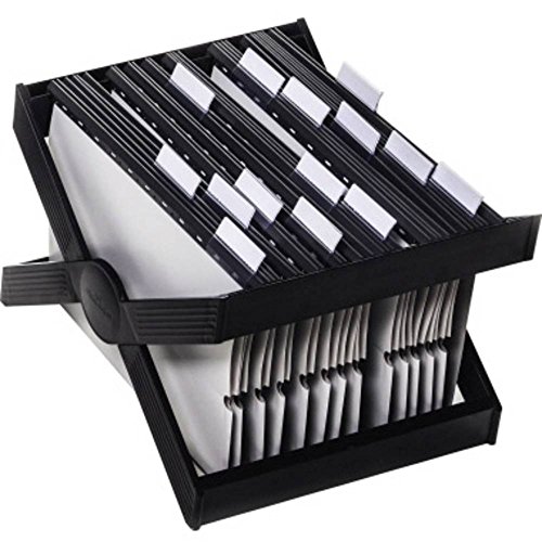 Durable Hängekorb Carry für 30 Hängemappen A4, Blauer Engel, bruchsicher und zusammenklappbar, anthrazit , 260058