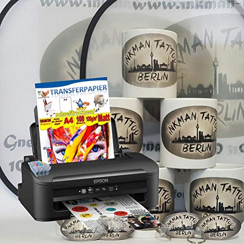 Dr. Inkjet Sublimationsdrucker Starterpaket - DIN A4 inkl. ICC Profil