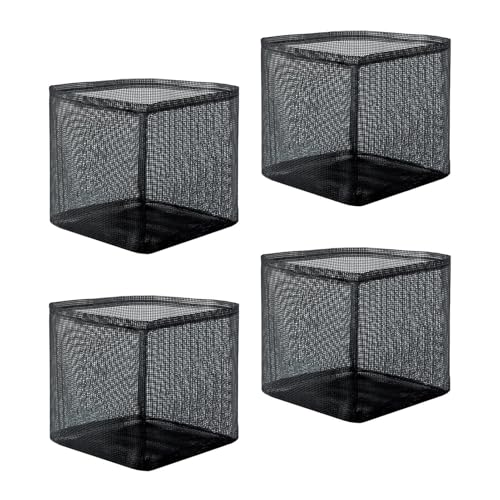 Gkumgwo Teichkorb - Schwimmkorb Für Teichpflanzen | 4 Stück Atmungsaktive Mesh-Pflanztaschen Für Teichbepflanzung Innenbereich Garten Und Balkon