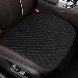 Colexy 2 Stück Universal Sitzauflagen Vordersitze 51 * 50 cm Sitzkissen Auto Vordersitze rutschfest Sitzauflagen Auto Sitzaufleger Anti Rutsch Autositzschoner Atmungsaktiv Sitzauflage (Schwarz)