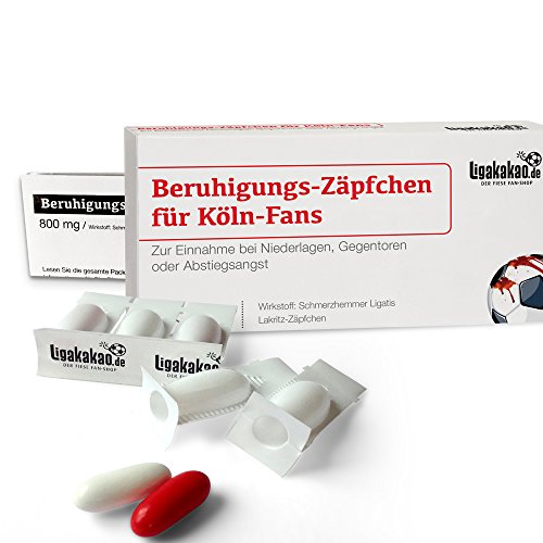 Geschenk männer ist jetzt BERUHIGUNGS-ZÄPFCHEN® für KÖLN-Fans, Fanartikel by Ligakakao.de
