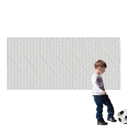 Ballfangnetz – Robustes Sport-Absperrnetz, Multisport-Ballfangsystem | Wetterfestes Nylon-Multifunktions-Übungsnetz, Wetterfester Fußballfeldschutz Für Garten, Stadion Und Trainingsgelände