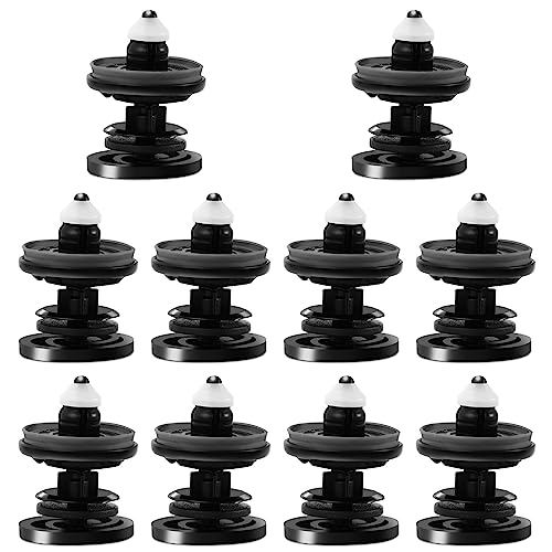 10 Stück Türverkleidungen Befestigungs Clips, ürbefestigungsclips，Befestigung Clips,Türverkleidung Befestigung Clip T5 Halter Kunststoff Auto Befestigung Clips für Die meisten Modelle