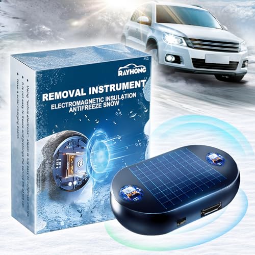 HBSFBH Auto Enteiser Tragbare Kinetische Molekularheizung, Elektromagnetische Schneeräumung Auto Enteiser, Elektromagnetische molekulare Interferenz Frostschutzmittel Schneeräumungswerkzeu