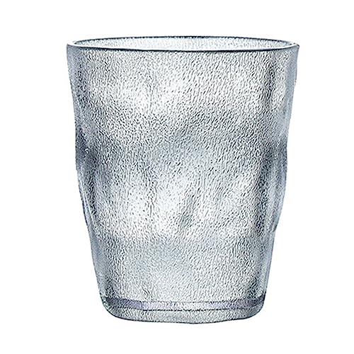 CHIZISX 220 ml Trinkgläser, unzerbrechlich, Acryl, Wein-, Champagnergläser, bruchsicher, mattiert, Trinkbecher