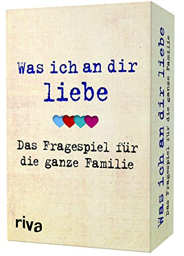 Was ich an dir liebe – Das Fragespiel für die ganze Familie: Liebevolle Fragen für unterhaltsame Momente. Das perfekte Geschenk zu Weihnachten, Geburtstag, Muttertag und Vatertag