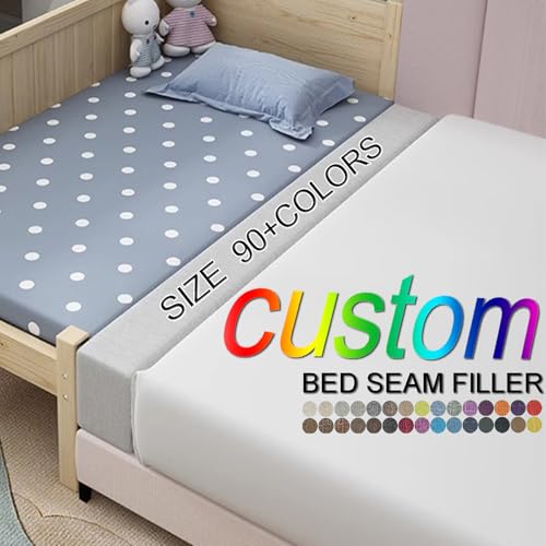 CCZUIML Personalisierung Bettlückenfüller, Matratzenverlängerung, Kopfteil-Wandlückenfüller, volle Größe für Einzelbett/Kinderbett, hochdichter Schwamm, Abnehmbarer und waschbarer Bezug