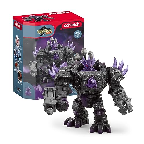 schleich 42557 Schatten Master-Roboter mit Mini Creature, für Kinder ab 7-12 Jahren, ELDRADOR CREATURES - Spielset, Lila