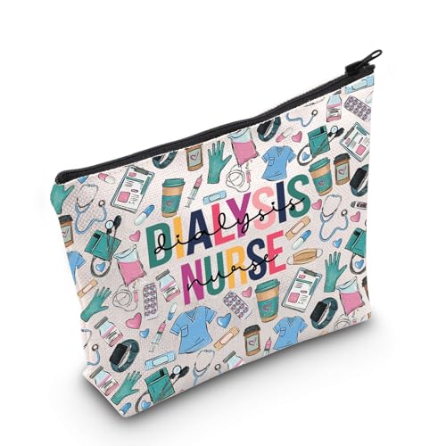 WZMPA Dialyse-Krankenschwester-Überlebens-Set, Dialyse-Techniker, Abschlussgeschenk, Nephrologie, Krankenschwester, Reißverschluss, Tasche, Nierendialyse, Arzt, Geschenk (Dialyse-Krankenschwester F)
