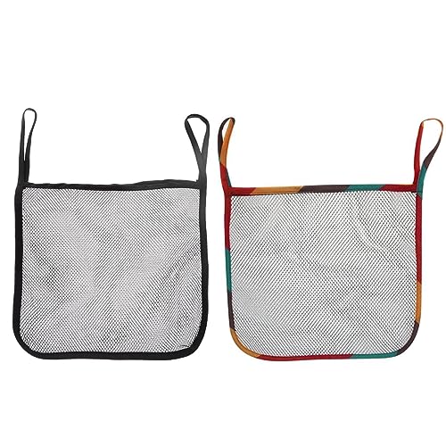 ACYDSR 2 Stück Einkaufstaschen, Universalnetz Einkaufsnetz, Einkaufsnetz, Kinderwagen Netz, Kinderwagen Netztasche, Netztasche Rückseite Kinderwagens, Für Kinderwagen, Sportwagen, Einkaufswagen