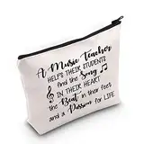 Make-up-Tasche für Musiklehrer, Geschenk für Klavierlehrer und Musiker, Lehrer, Geschenk für Lehrer, Geschenk für Lehrer, Geschenk zum Schulabschluss