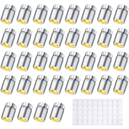 Joycabin 30 Stück Mini LED Lichter für Puppenhäuser, Mini-Lichter zum Selbermachen, Mini-Lichter zum Basteln, Miniatur Lichter für Vitrinen, Spielzeug Bausteine (Warmweiß)