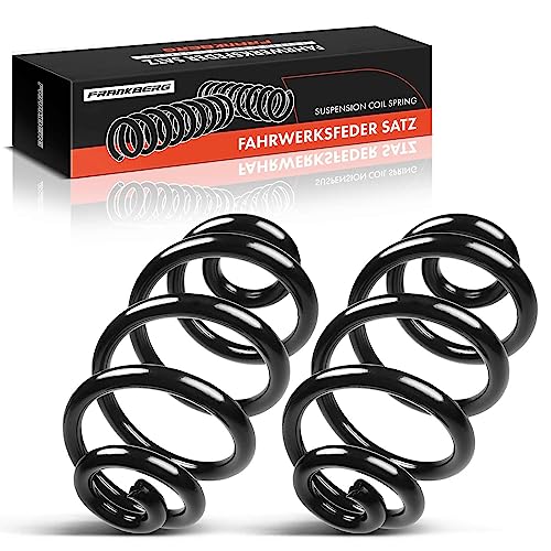 Frankberg 2x Federn Fahrwerksfeder Hinterachse Kompatibel mit 3er E46 Cabriolet 2000-2005 3er Touring E46 Kombi 1999-2005 Replace# 33536750756
