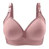 Damen BH bequem Shirt mit integriertem BH BH breite träger Bustiers für Damen BH ohne bügel Push up Einlagen BH Minimizer Curvy Lift BH Over The top
