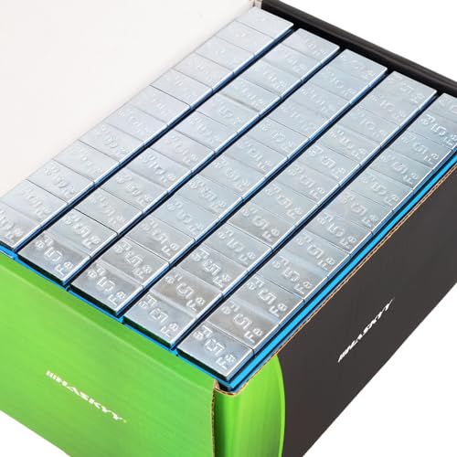 HASKYY 100 Auswuchtgewichte 12x5g Klebegewichte 6KG Wuchtgewichte Kleberiegel 60g 12x5g