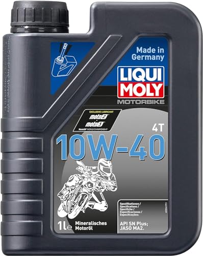 LIQUI MOLY Motorbike 4T 10W-40 | 1 L | Motorrad 4-Takt-Öl | Art.-Nr.: 3044