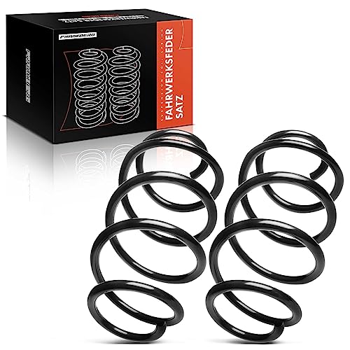 Frankberg 2x Federn Fahrwerksfeder Vorne Kompatibel mit Octavia II 2004-2013 Golf V 2003-2008 Golf VI 2008-2013 E-O-S 2006-2008 Golf Plus 2006-2016 Replace# 1K0411105BC