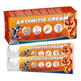 2 Stück Furzero Kurkuma-Arthritis-Creme, Furzero Turmeric Arthritis-Creme für Rücken, Gelenke, Knie