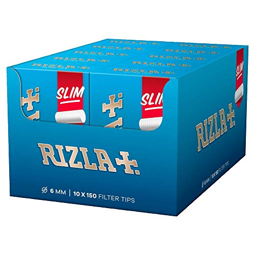 Slim Rizla+ Filterpapier, 6 mm, 10 x 150 Slim Filter