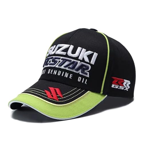 UKKD Cap Baseballmütze Dad Hut Gp Motorrad Mann Unisex Stickerei Baumwolle Trucker Hüte Suzuki Outdoor Sport F1 Rennkappen