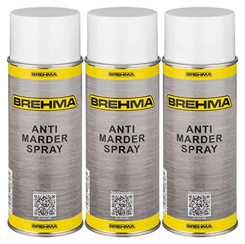 BREHMA 3X Antimarderspray Marderschreck Marder Spray Marderabwehr 400ml