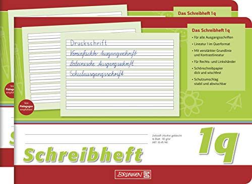 Brunnen Schreiblernheft (2 Stück, Schreibheft Lin. 1q)