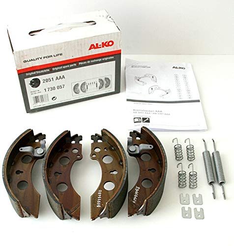trailer parts4u Orginal Alko Bremsbacken Rep. Satz 1730057 Typ 2051 Belagsatz Bremse AAA