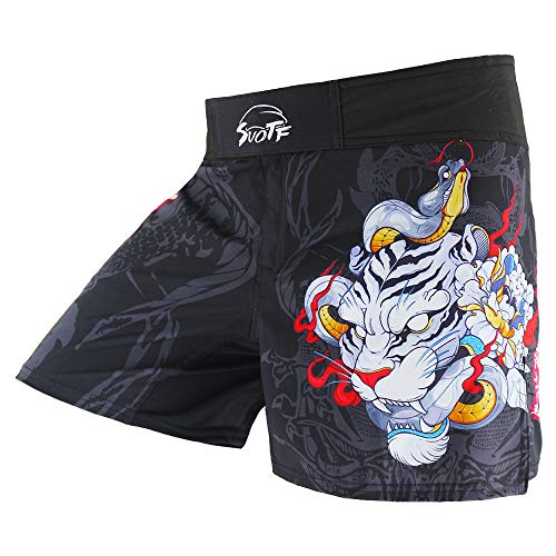 SUOTF MMA Shorts für Herren, Kampfshorts, BJJ Boxhose für Herren, Grappling, Suodk4, XX-Large