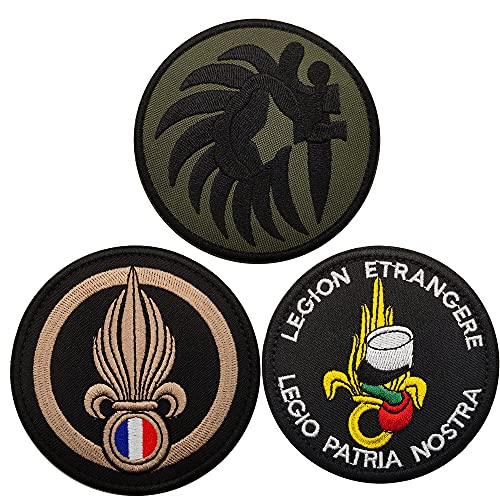 Legion Etrangere Fallschirmjäger französisches ausländisches Regiment Patch gestickte taktische Moral Patches Abzeichen Nähen Applikationen Legio Patria Nostra