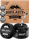 Shilajit Original Himalaya – Hochdosiert 85% Fulvinsäure – 30g - 60 Tage Vorrat – Premium Pure Shilajit Hochdosiert Aus Himalya Handernte Inkl. 500mg Dosierlöffel